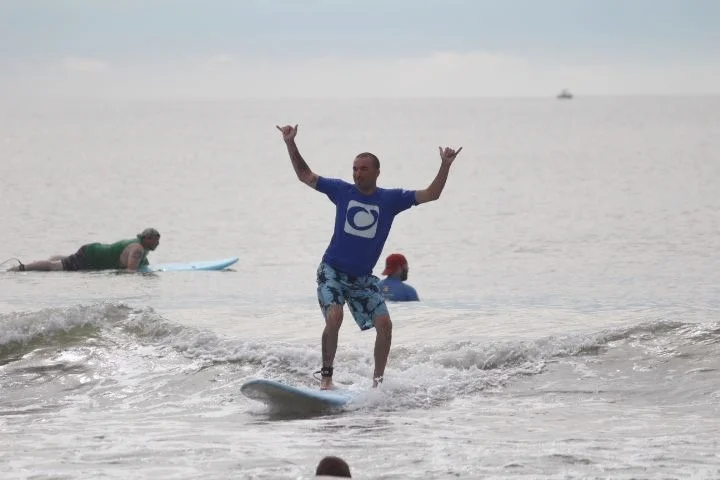 Surfing on Pleasure Island